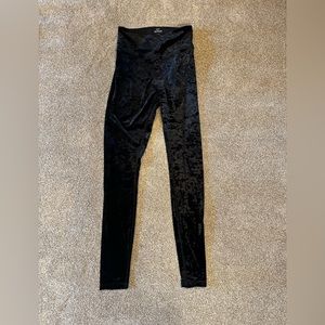 good american crushing it velvet legging